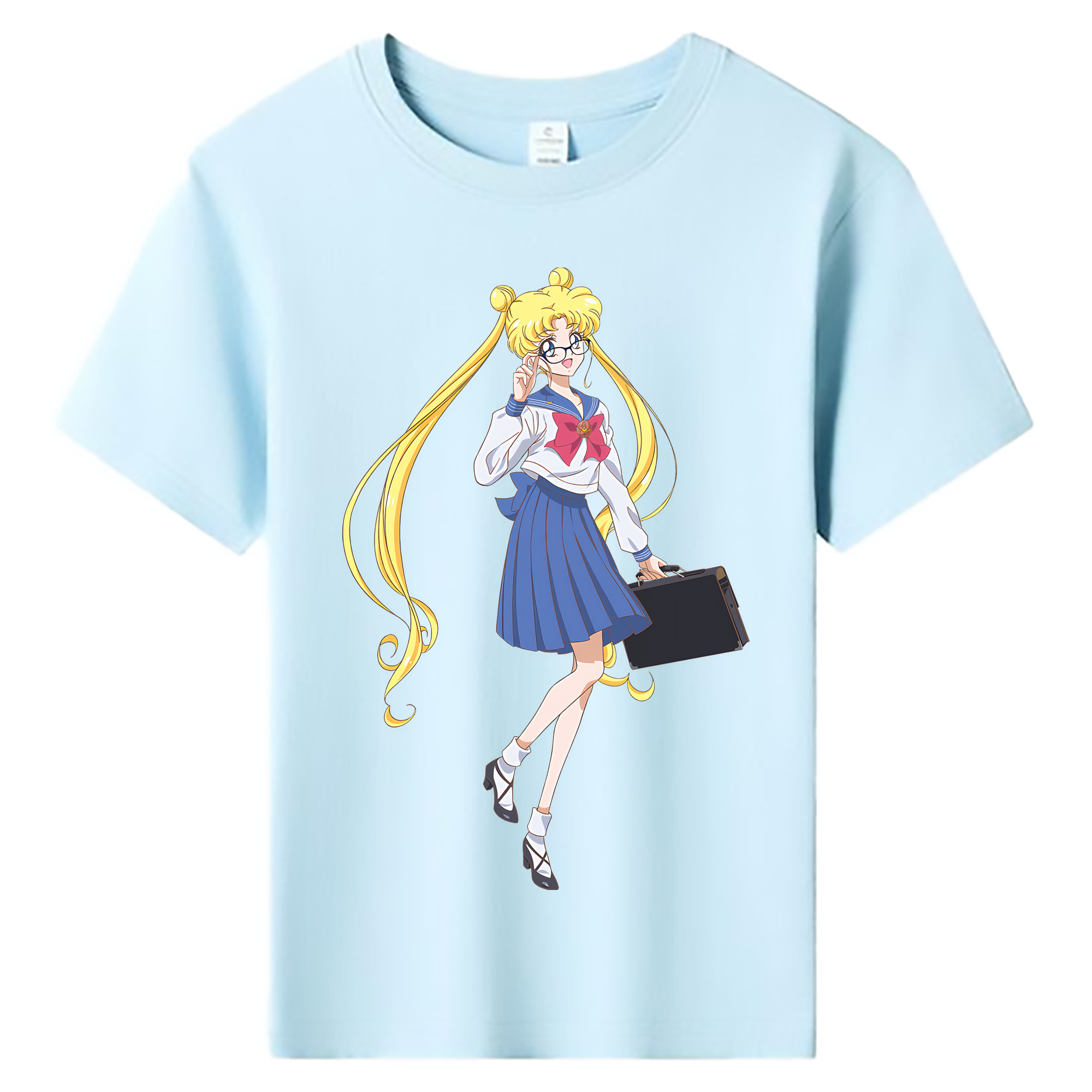 （画像用） 美少女戦士セーラームーン 愛野 美奈子 あいの みなこ Sailor Moon Aino Minako 綿100％キッズTシャツ（フロントプリント）